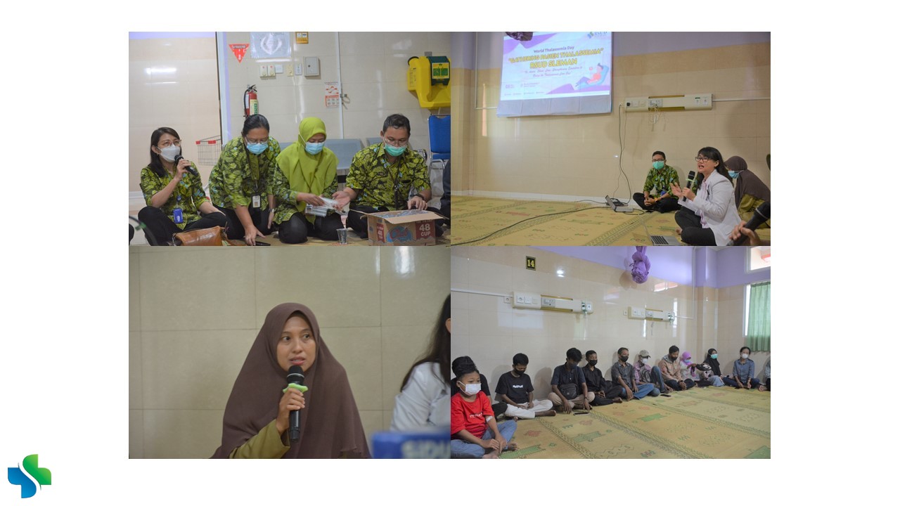 "Gathering Pasien Thalassemia" RSUD Sleman "Be Aware, Share, Care, Strengthening Education to Bridge  the Thalassemia Care Gap"